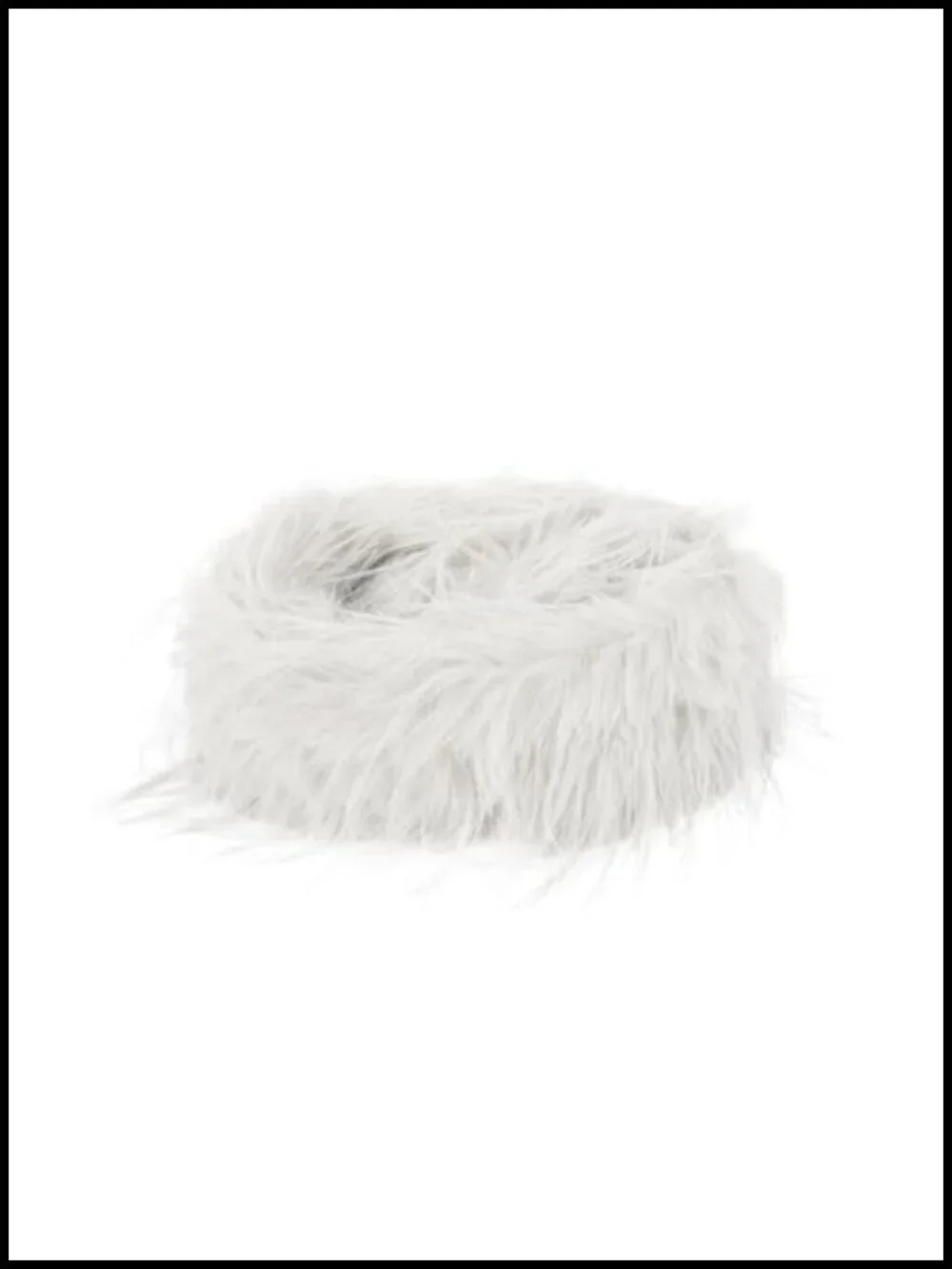 Faux Fur Feathered Long Scarf Oversize Plush Winter Shawl Wrap
